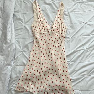 Zara strawberry dress sz small